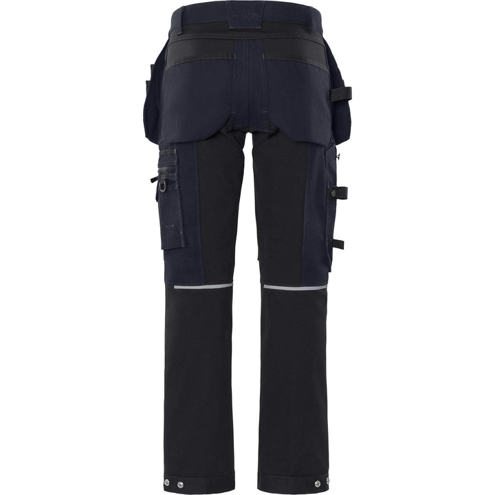 Fristads Green Craftsman 4-Way-Stretch Holster Pocket Trousers - 2530 GCYD Dark Navy Back1#colour_dark-navy