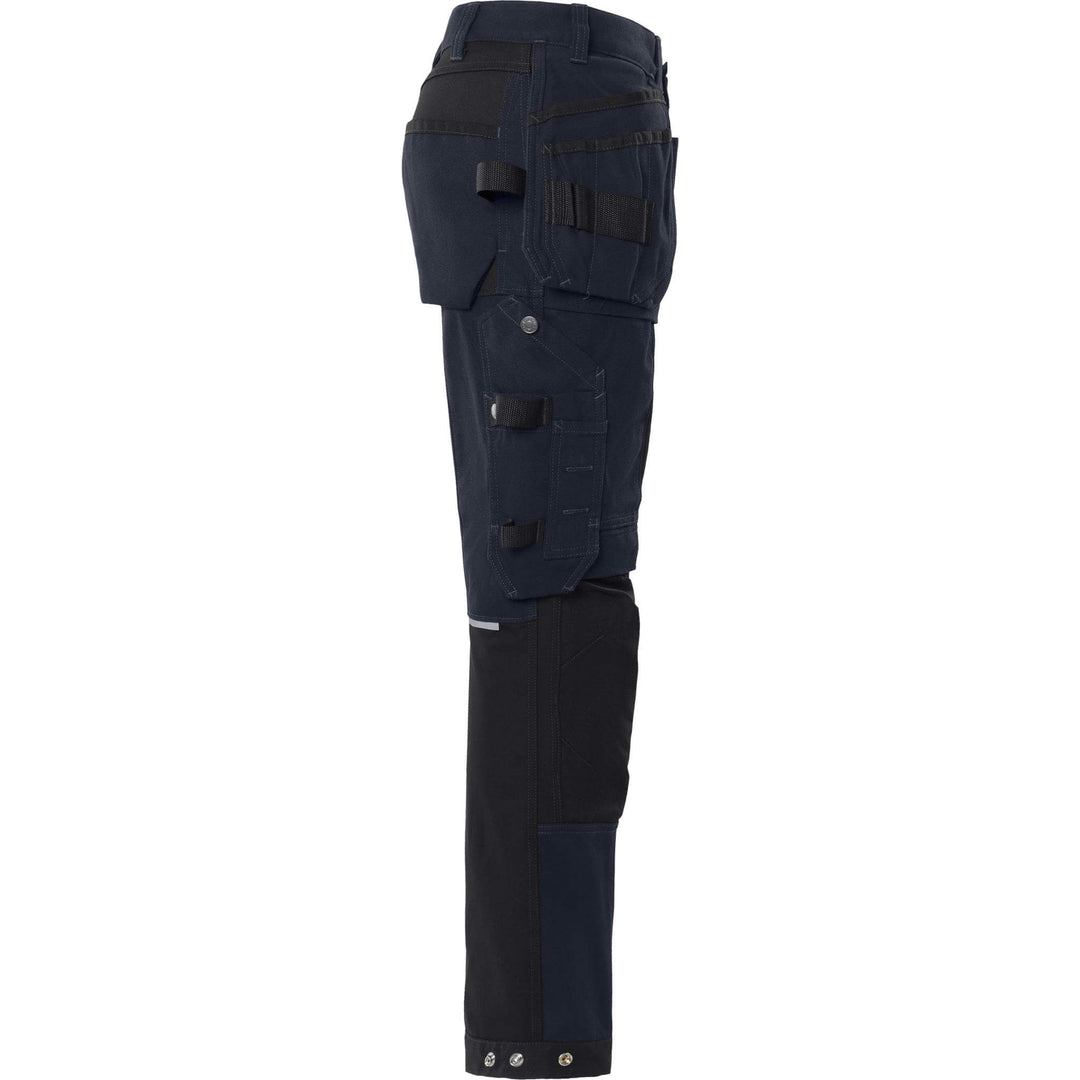 Fristads Green Craftsman 4-Way-Stretch Holster Pocket Trousers - 2530 GCYD Dark Navy Back3#colour_dark-navy