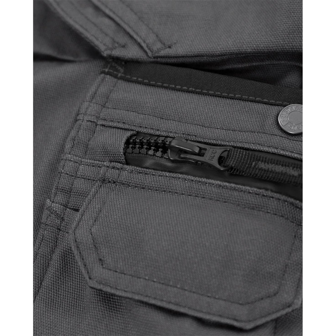 Fristads Green Craftsman 4-Way-Stretch Holster Pocket Trousers - 2530 GCYD Grey/Black Detail2#colour_grey-black
