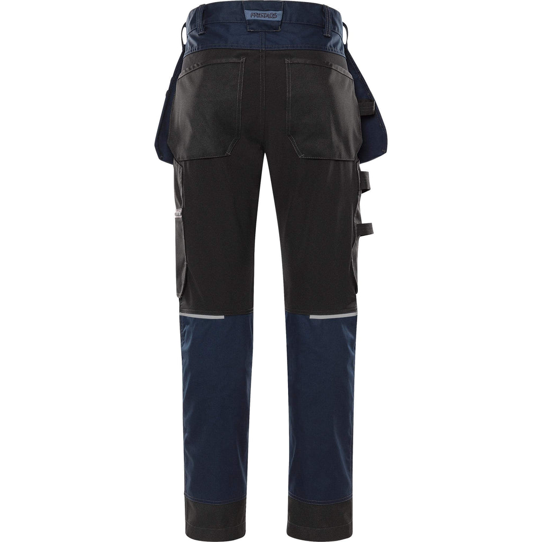 Fristads Green Craftsman 4-Way-Stretch Panel Holster Pocket Trousers - 2900 GWM Dark Navy Back1#colour_dark-navy