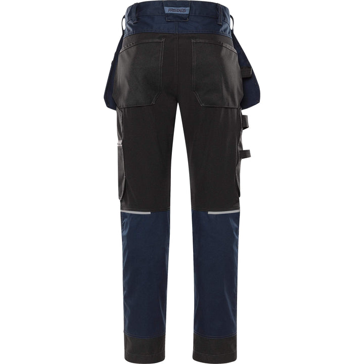 Fristads Green Craftsman 4-Way-Stretch Panel Holster Pocket Trousers - 2900 GWM Dark Navy Back1#colour_dark-navy
