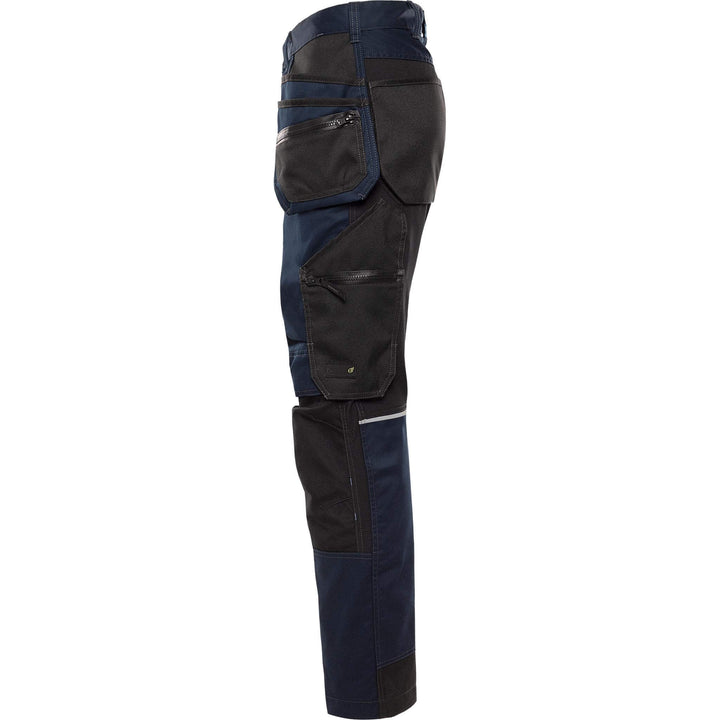 Fristads Green Craftsman 4-Way-Stretch Panel Holster Pocket Trousers - 2900 GWM Dark Navy Back2#colour_dark-navy