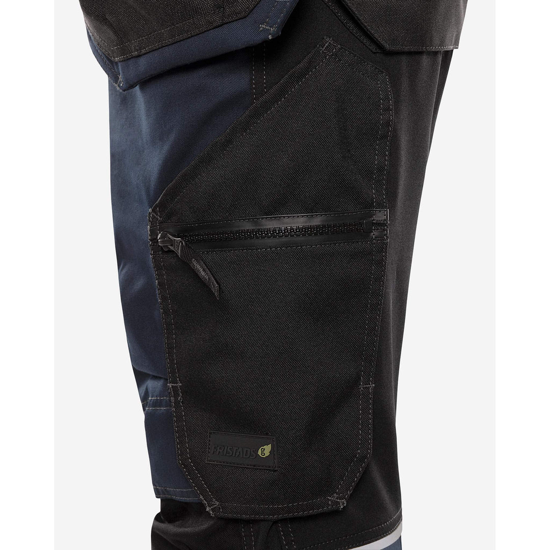 Fristads Green Craftsman 4-Way-Stretch Panel Holster Pocket Trousers - 2900 GWM Dark Navy Detail1#colour_dark-navy