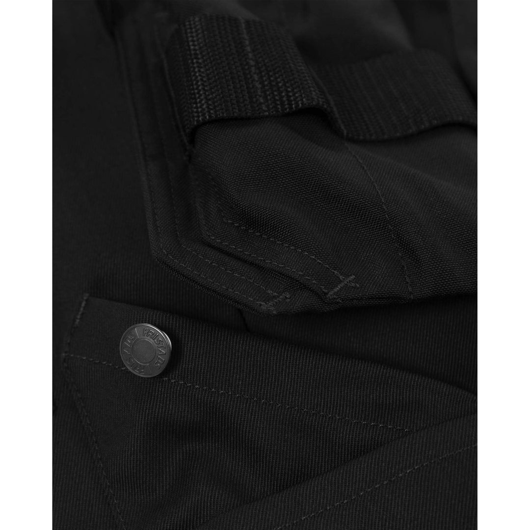 Fristads Green Craftsman Holster Pocket Trousers - 241 GS25 Black Detail2#colour_black