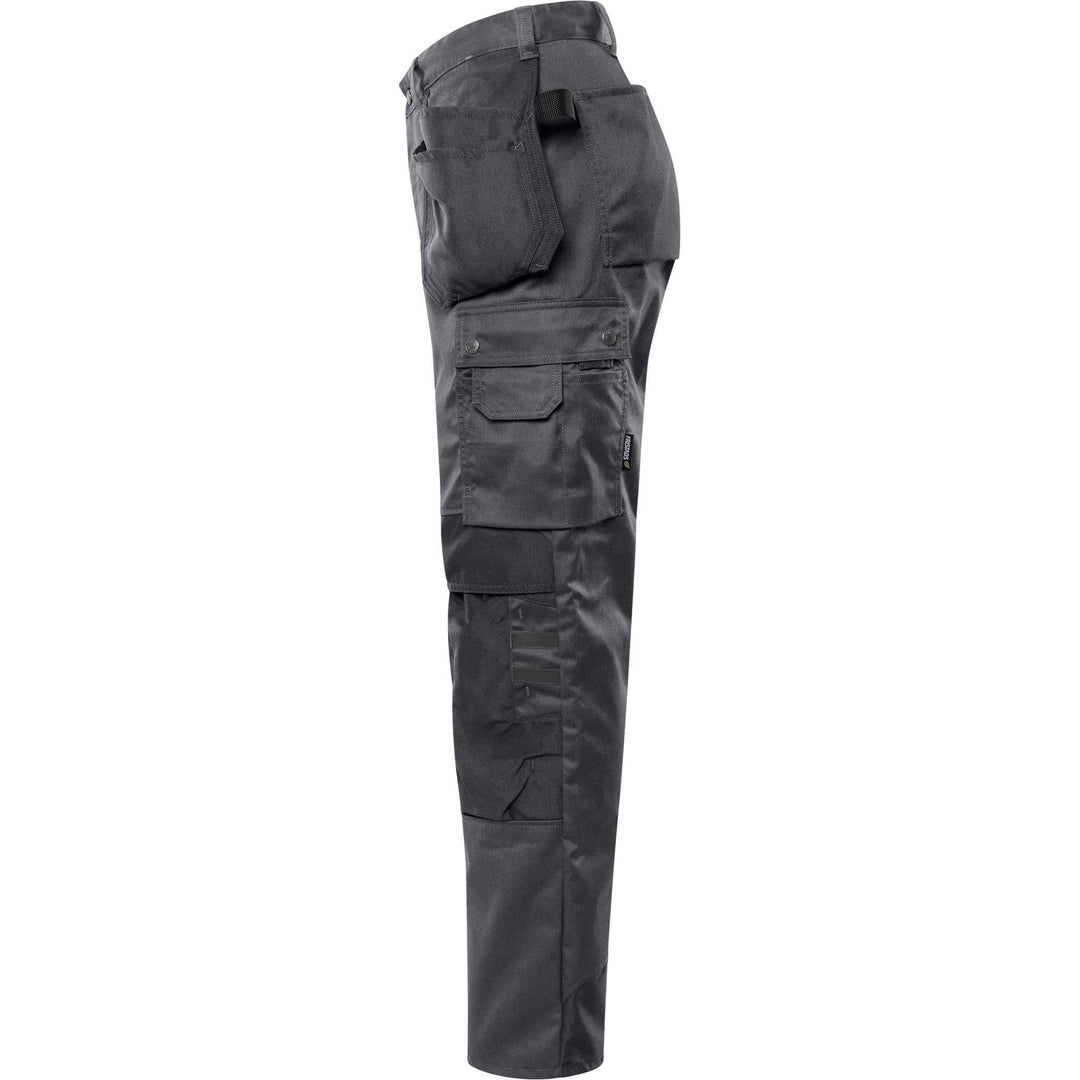 Fristads Green Craftsman Holster Pocket Trousers - 241 GS25 Dark Grey Back2#colour_dark-grey