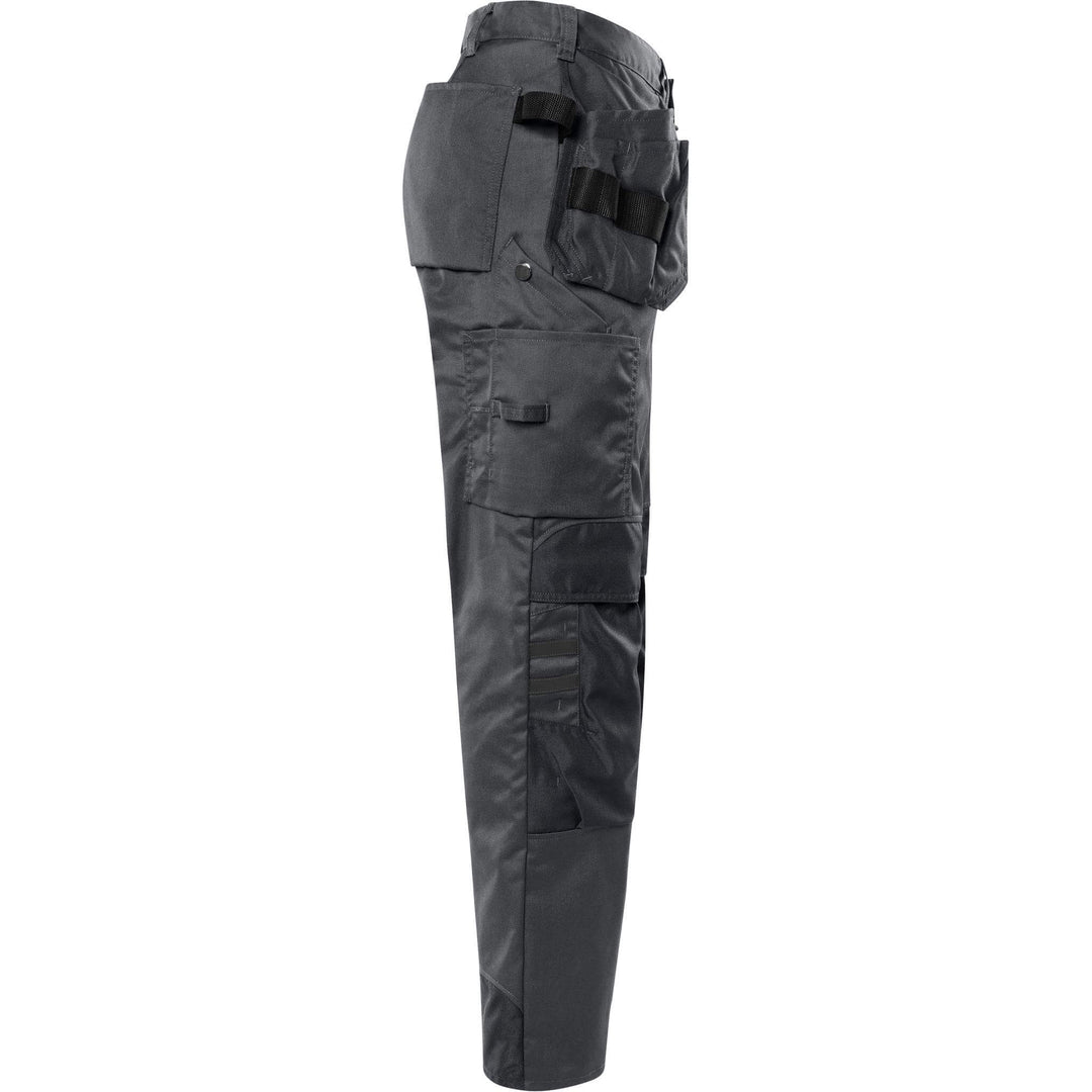 Fristads Green Craftsman Holster Pocket Trousers - 241 GS25 Dark Grey Back3#colour_dark-grey