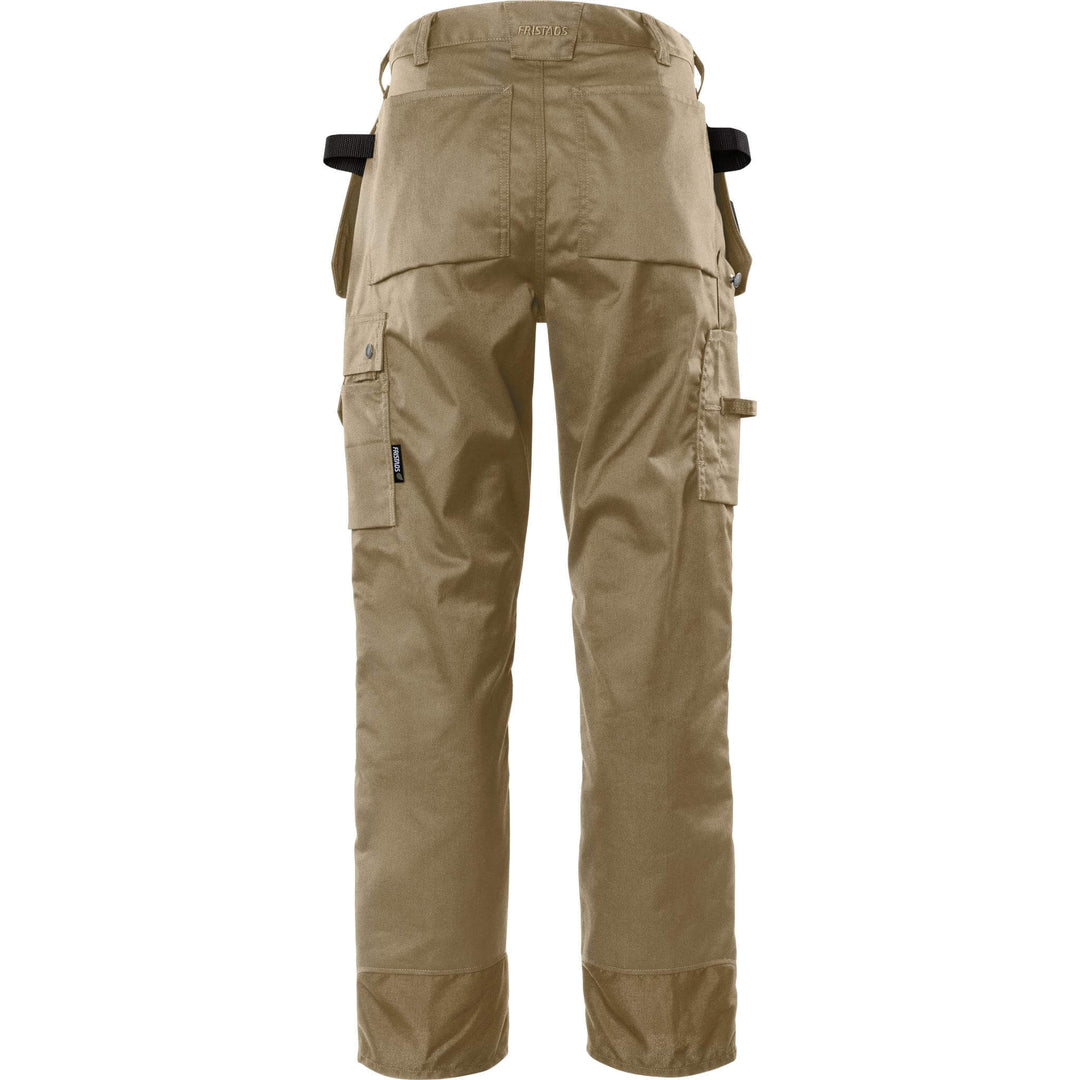 Fristads Green Craftsman Holster Pocket Trousers - 241 GS25 Khaki Back1#colour_khaki