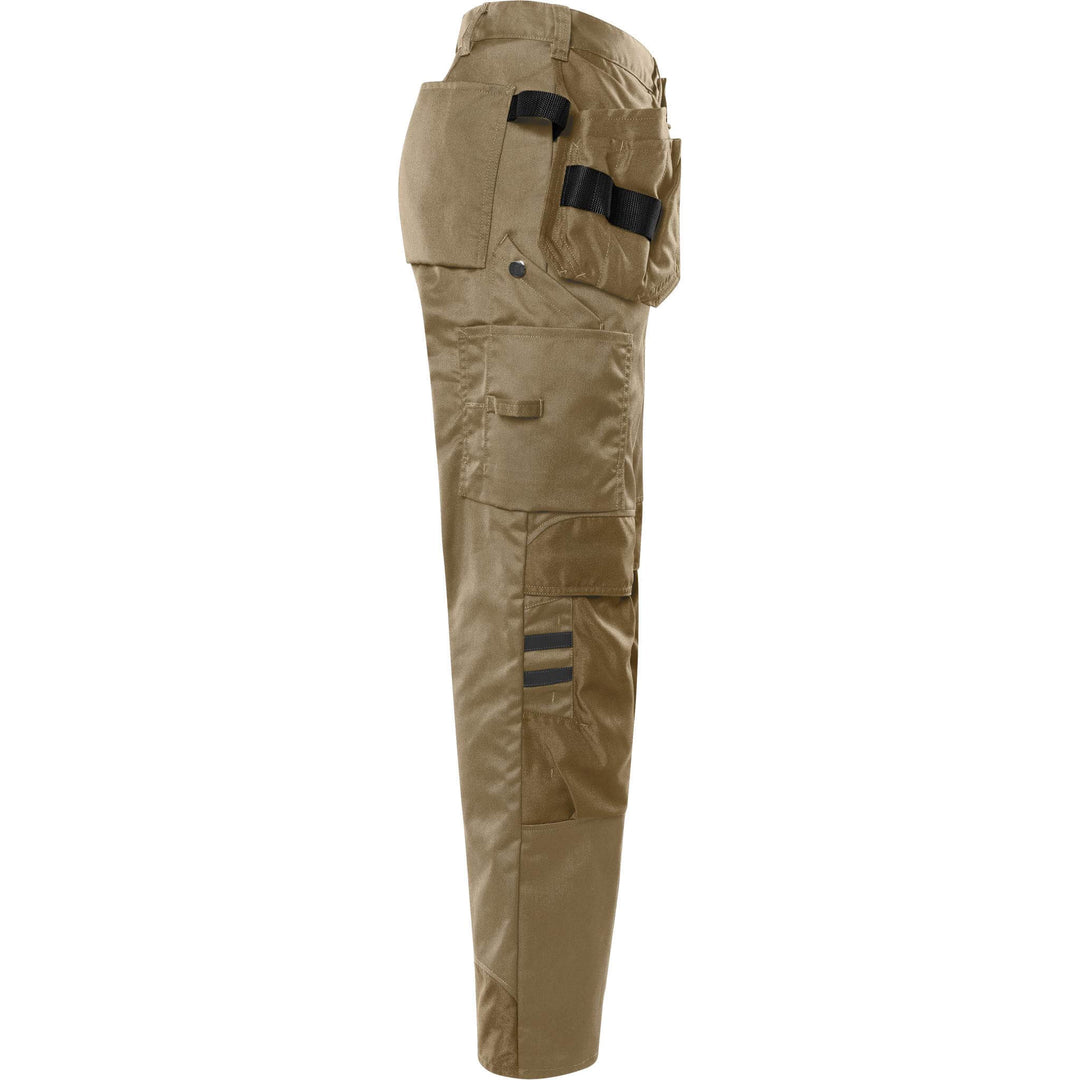 Fristads Green Craftsman Holster Pocket Trousers - 241 GS25 Khaki Back3#colour_khaki