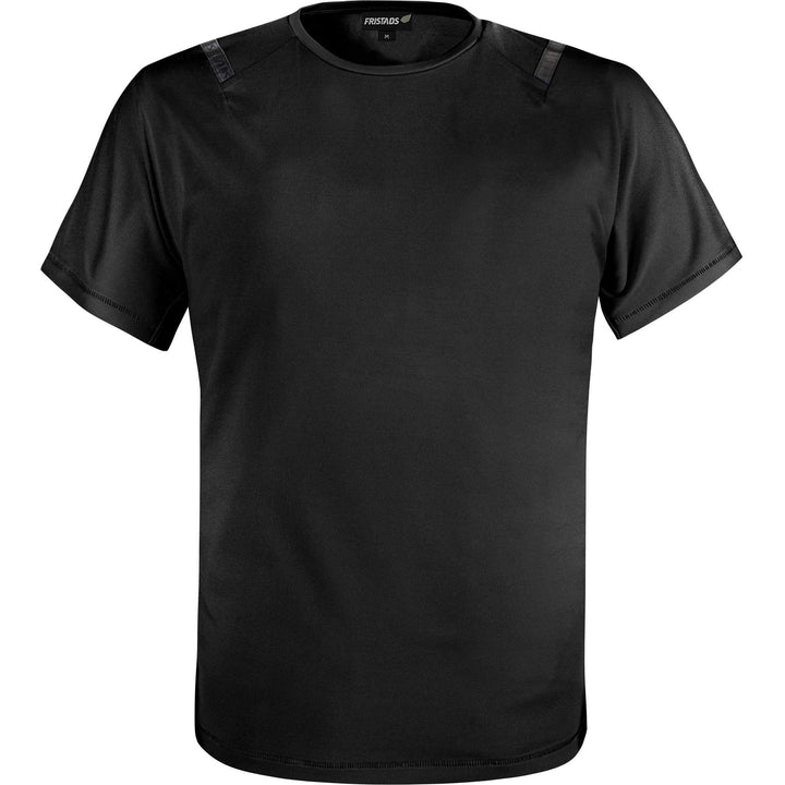 Fristads Green Functional T-Shirt - 7520 GRK Black Front1#colour_black