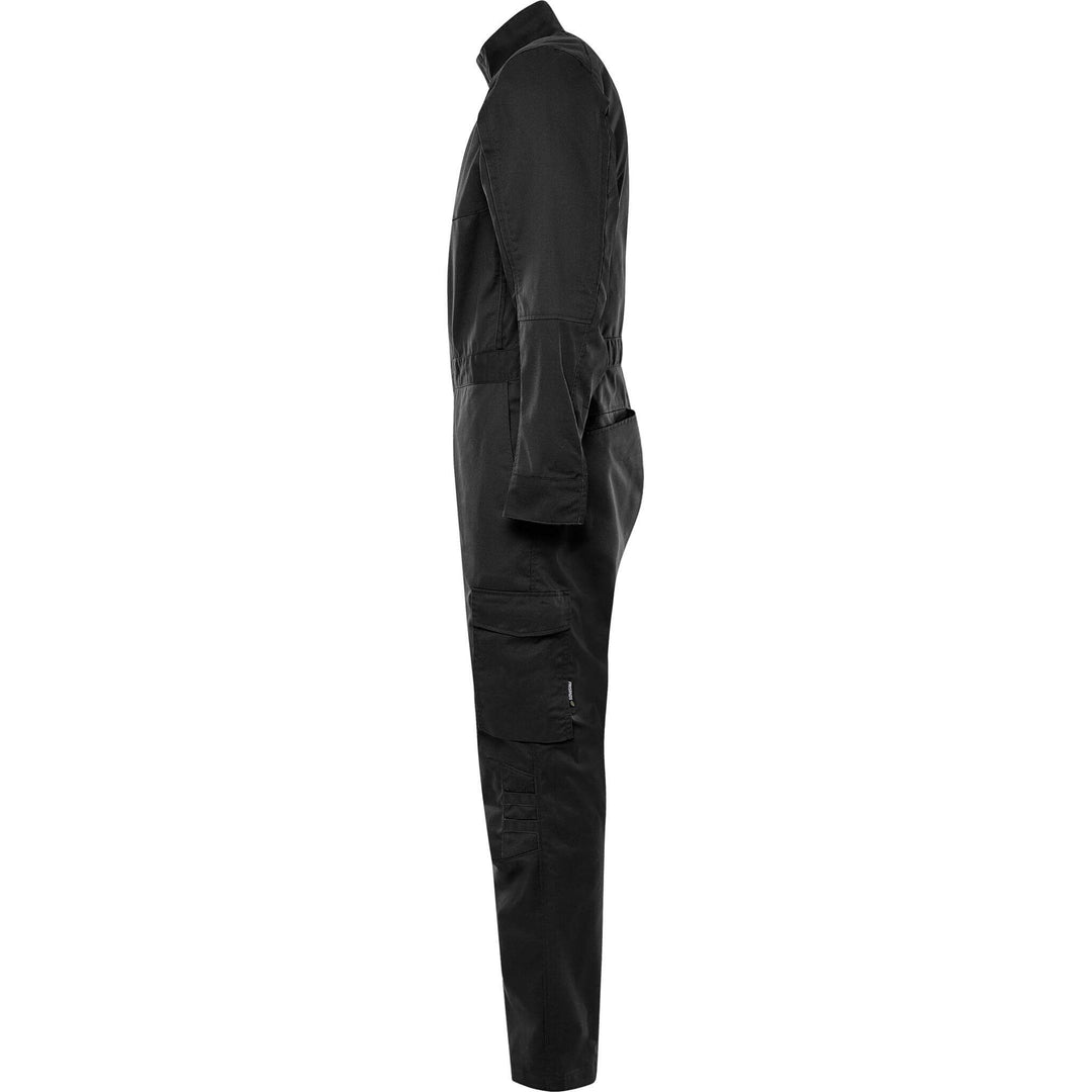 Fristads Green Lightweight Durable Coverall - 8930 GWM Black Back2#colour_black