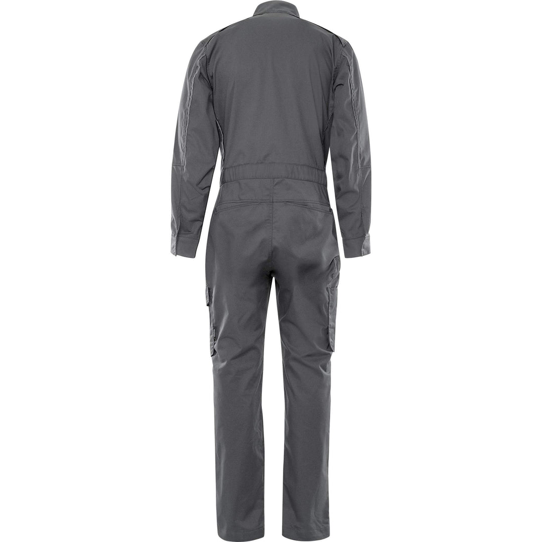 Fristads Green Lightweight Durable Coverall - 8930 GWM Dark Grey Back1#colour_dark-grey