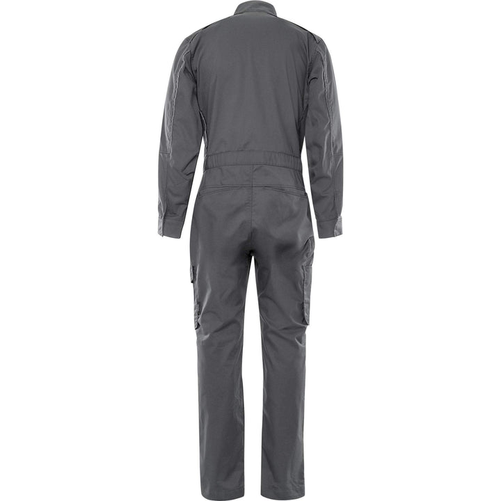 Fristads Green Lightweight Durable Coverall - 8930 GWM Dark Grey Back1#colour_dark-grey