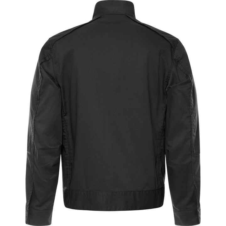 Fristads Green Lightweight Durable Jacket - 4930 GWM Black Back1#colour_black