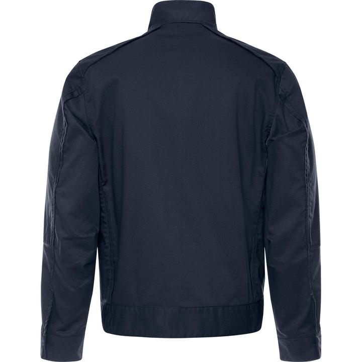 Fristads Green Lightweight Durable Jacket - 4930 GWM Dark Navy Back1#colour_dark-navy