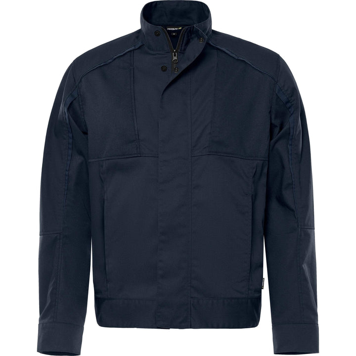 Fristads Green Lightweight Durable Jacket - 4930 GWM Dark Navy Front1#colour_dark-navy