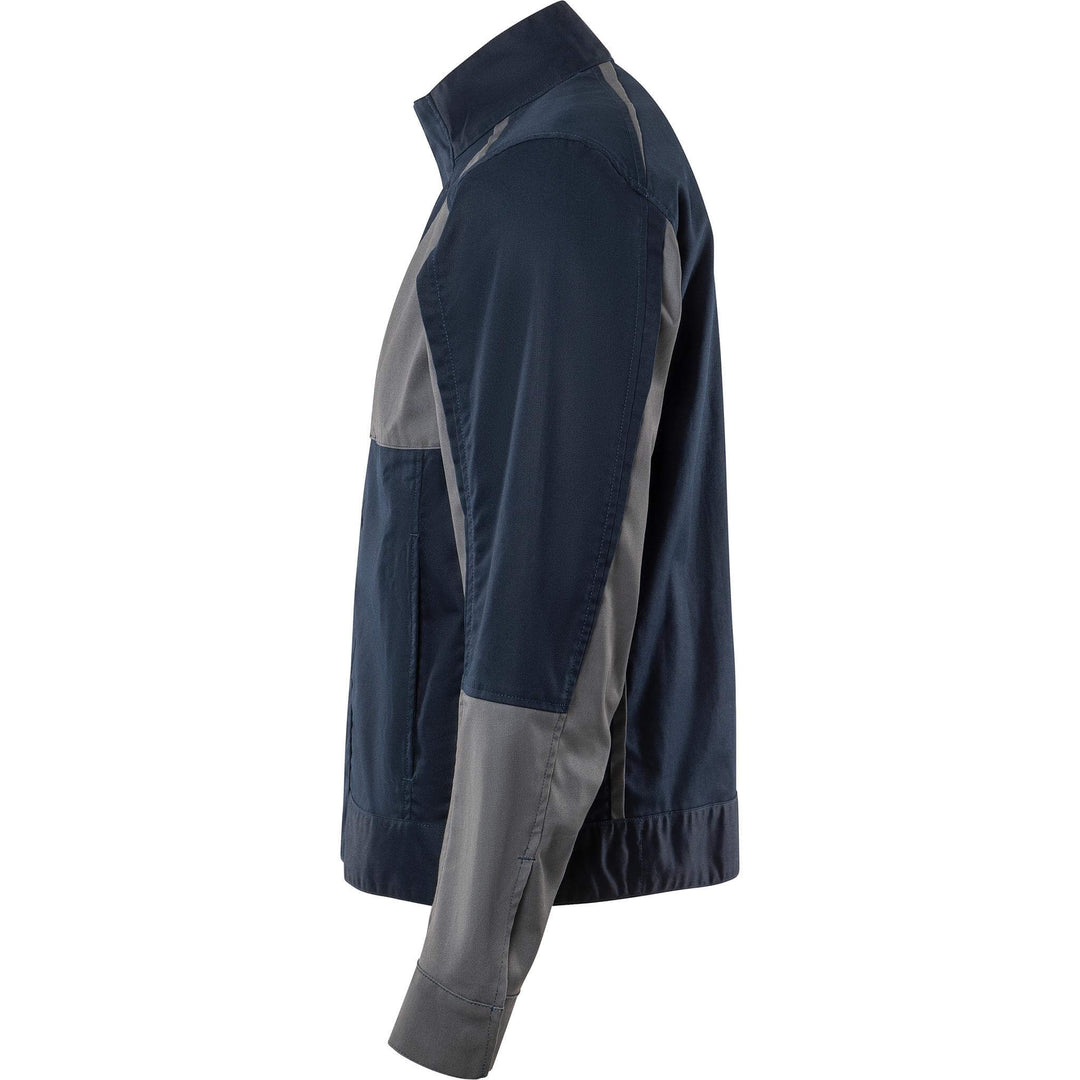 Fristads Green Lightweight Durable Jacket - 4930 GWM Dark Navy/Grey Back2#colour_dark-navy-grey