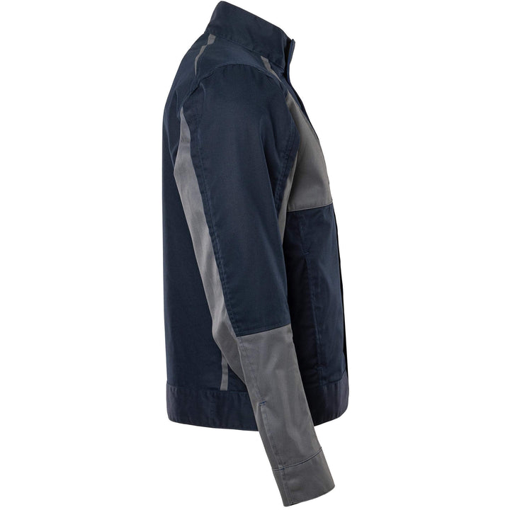 Fristads Green Lightweight Durable Jacket - 4930 GWM Dark Navy/Grey Back3#colour_dark-navy-grey