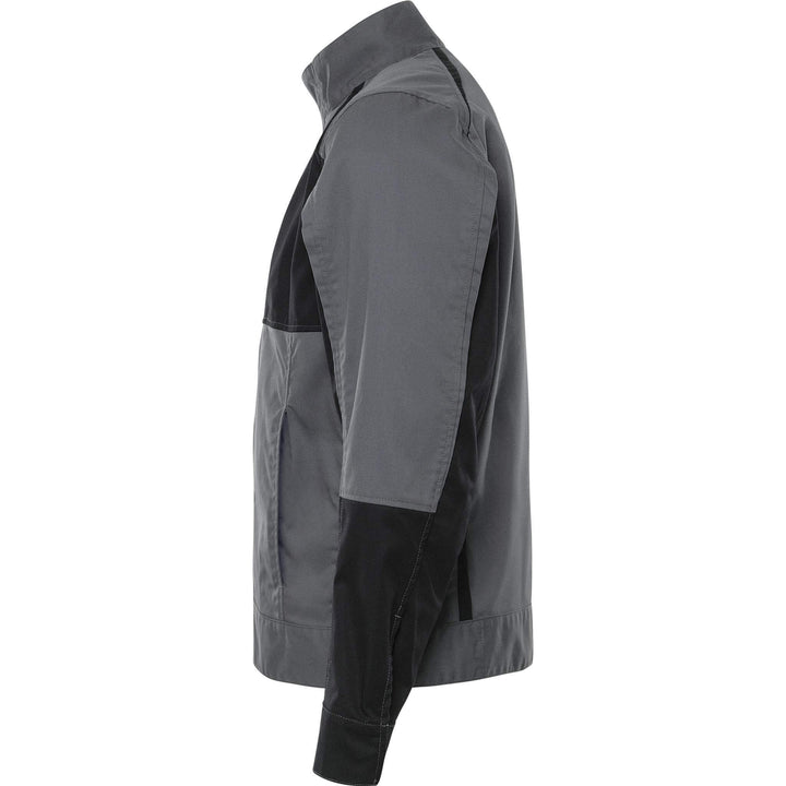 Fristads Green Lightweight Durable Jacket - 4930 GWM Grey/Black Back2#colour_grey-black