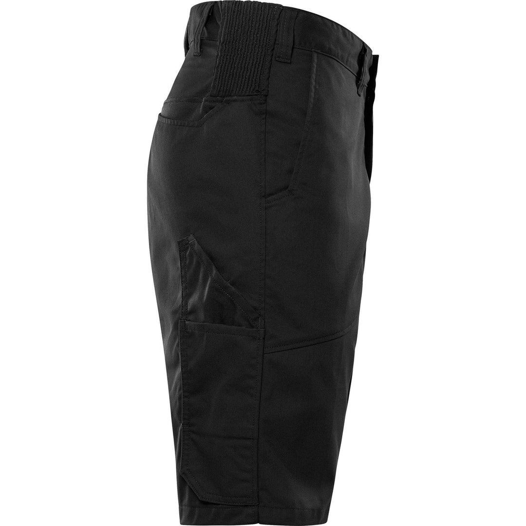 Fristads Green Lightweight Durable Shorts - 2932 GWM Black Back3#colour_black
