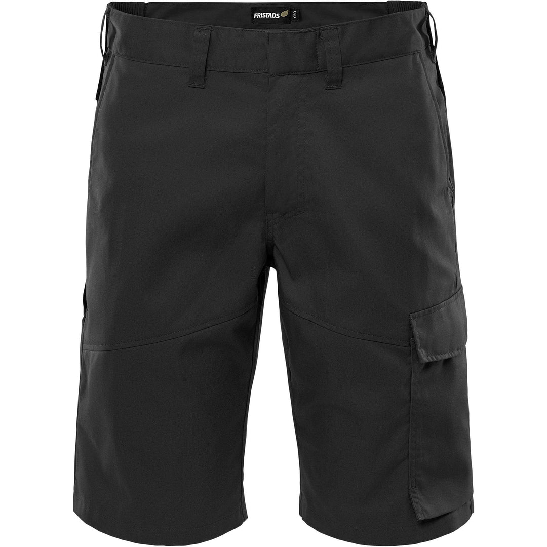 Fristads Green Lightweight Durable Shorts - 2932 GWM Black Front1#colour_black
