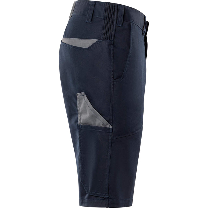 Fristads Green Lightweight Durable Shorts - 2932 GWM Dark Navy/Grey Back3#colour_dark-navy-grey