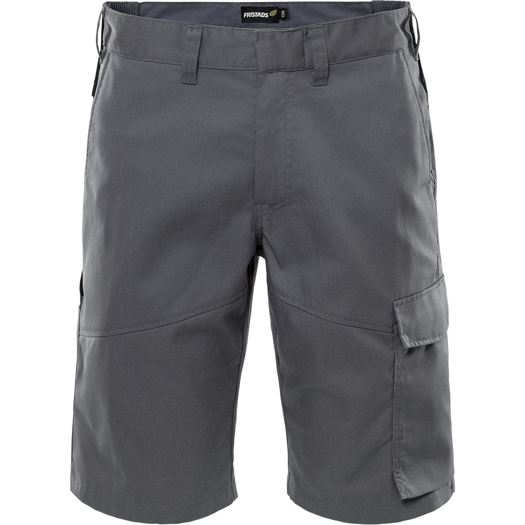 Fristads Green Lightweight Durable Shorts - 2932 GWM Grey/Black Front1#colour_grey-black