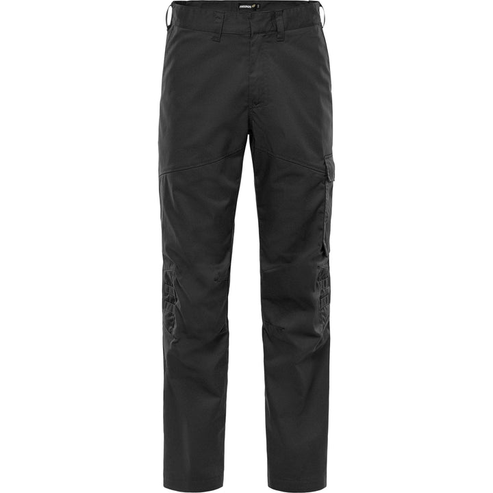 Fristads Green Lightweight Durable Trousers - 2930 GWM Black Front1#colour_black
