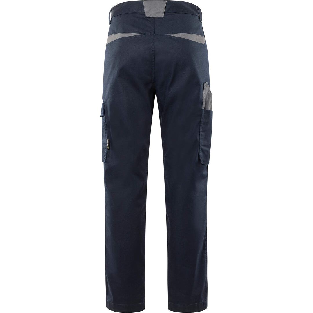 Fristads Green Lightweight Durable Trousers - 2930 GWM Dark Navy/Grey Back1#colour_dark-navy-grey