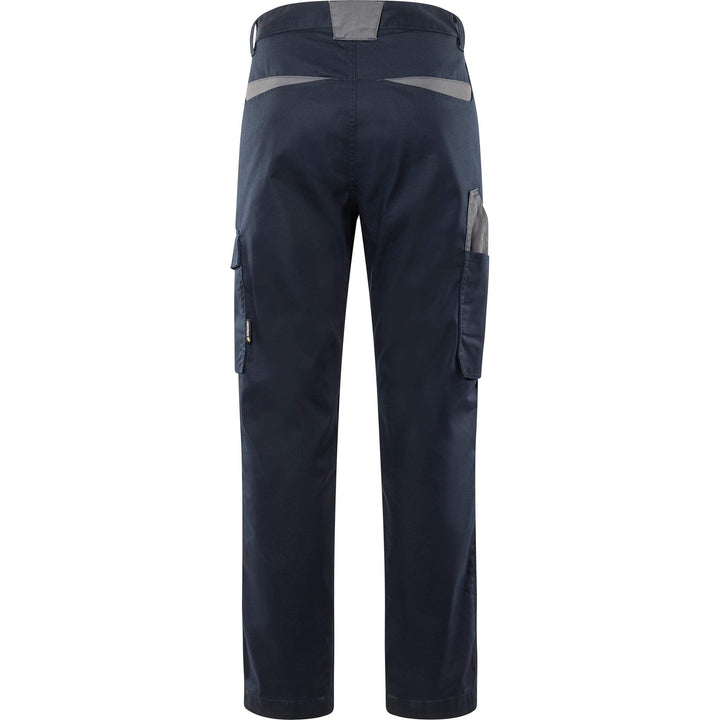 Fristads Green Lightweight Durable Trousers - 2930 GWM Dark Navy/Grey Back1#colour_dark-navy-grey