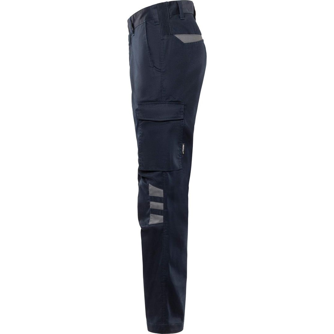 Fristads Green Lightweight Durable Trousers - 2930 GWM Dark Navy/Grey Back2#colour_dark-navy-grey