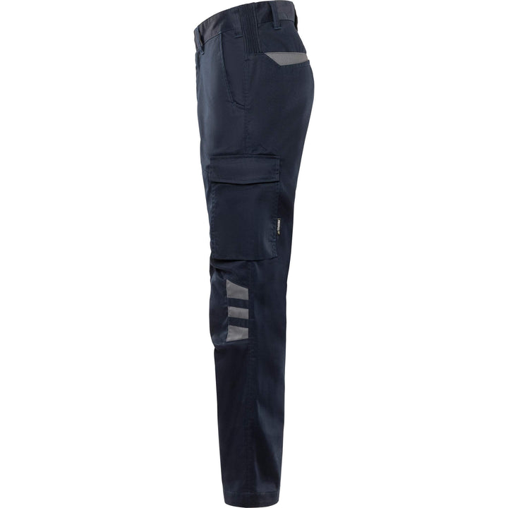 Fristads Green Lightweight Durable Trousers - 2930 GWM Dark Navy/Grey Back2#colour_dark-navy-grey