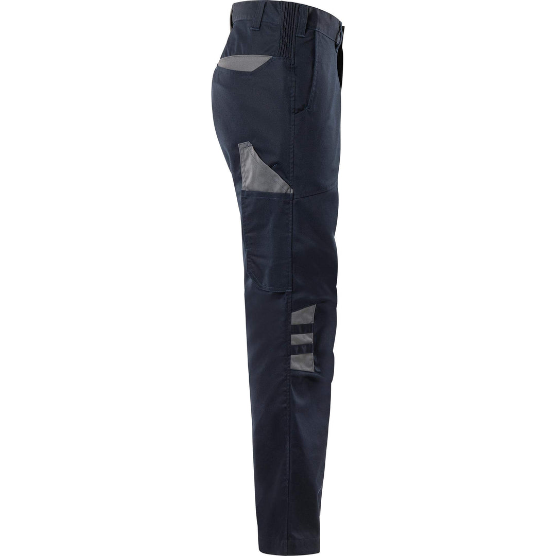 Fristads Green Lightweight Durable Trousers - 2930 GWM Dark Navy/Grey Back3#colour_dark-navy-grey