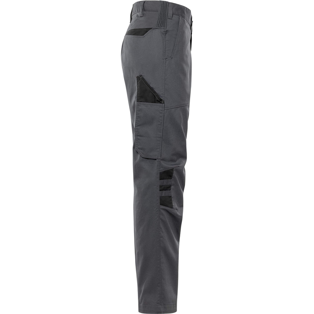 Fristads Green Lightweight Durable Trousers - 2930 GWM Grey/Black Back3#colour_grey-black