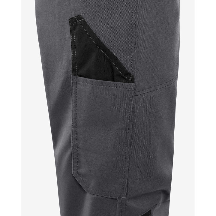 Fristads Green Lightweight Durable Trousers - 2930 GWM Grey/Black Detail2#colour_grey-black