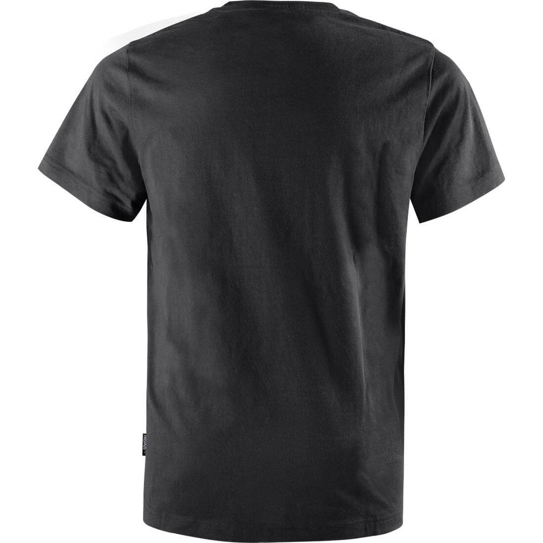 Fristads Green Round Neck Organic Cotton T-Shirt - 7988 GOT Dark Grey Back1#colour_dark-grey