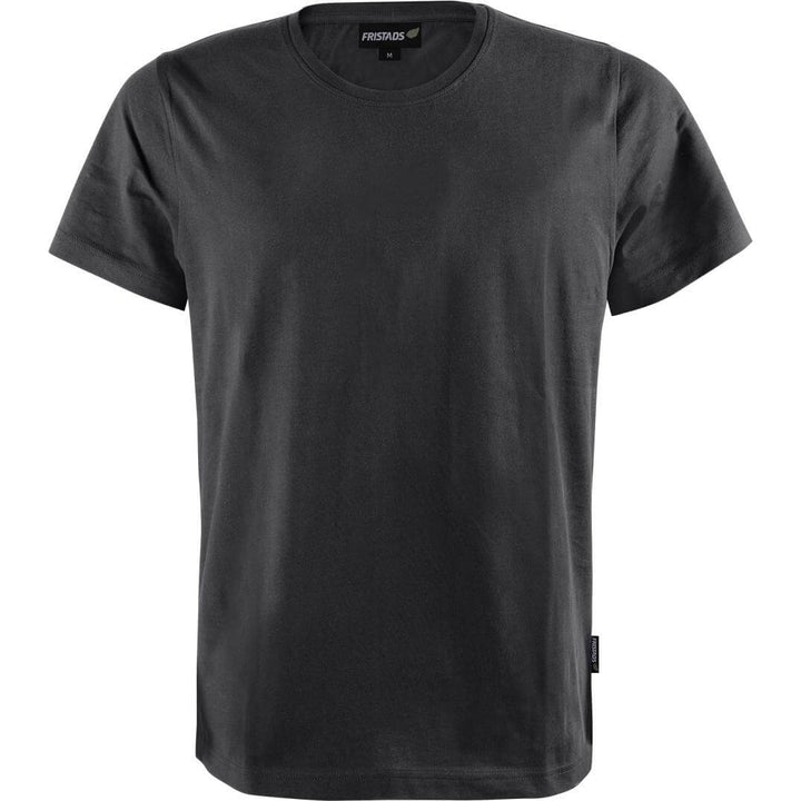 Fristads Green Round Neck Organic Cotton T-Shirt - 7988 GOT Dark Grey Front1#colour_dark-grey