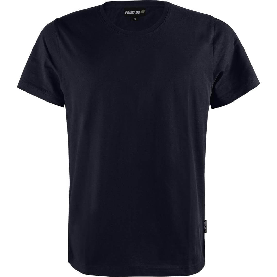 Fristads Green Round Neck Organic Cotton T-Shirt - 7988 GOT Dark Navy Front1#colour_dark-navy