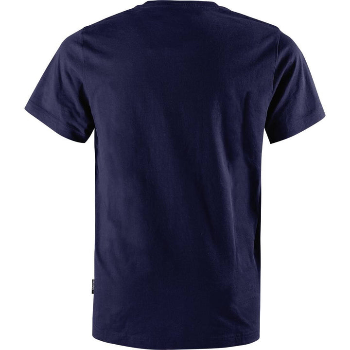 Fristads Green Round Neck Organic Cotton T-Shirt - 7988 GOT Navy Back1#colour_navy
