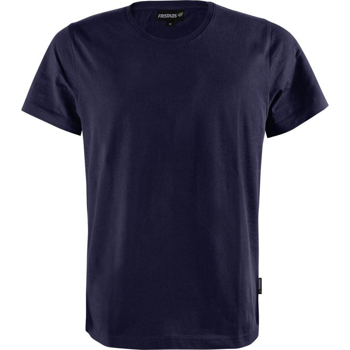 Fristads Green Round Neck Organic Cotton T-Shirt - 7988 GOT Navy Front1#colour_navy