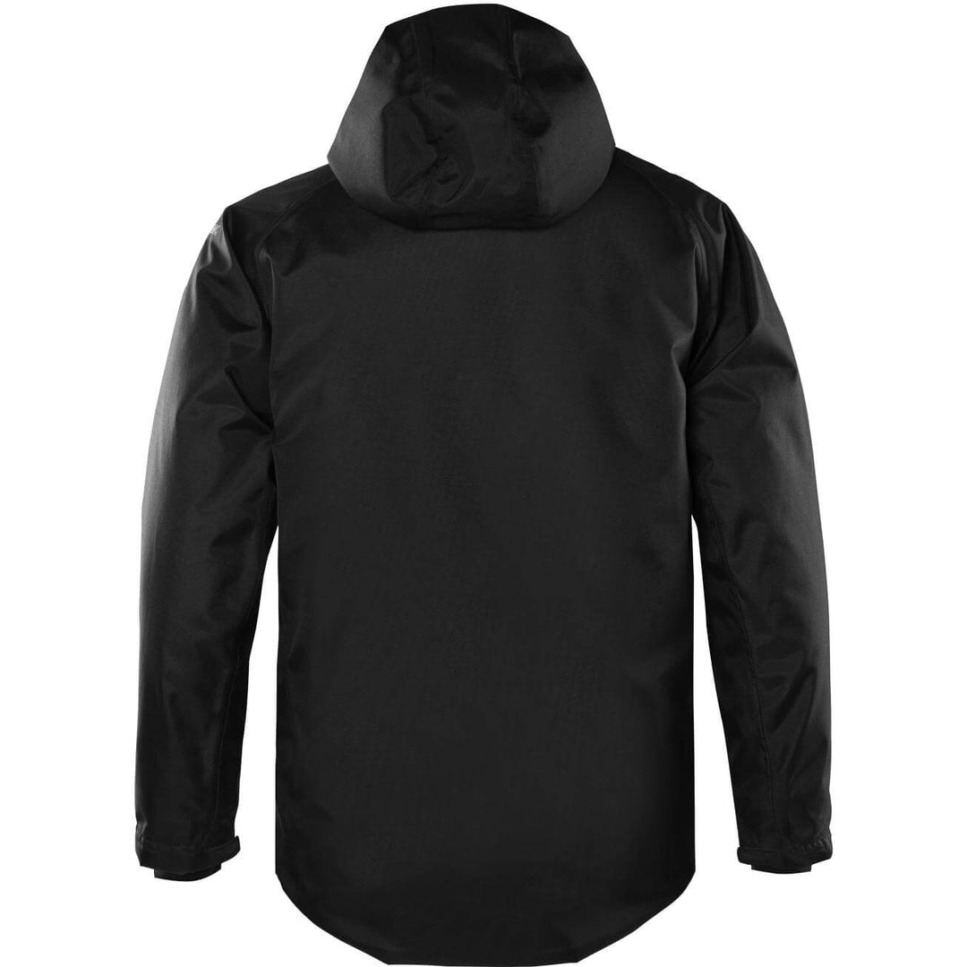 Fristads Green Waterproof Breathable Shell Jacket - 4922 GRS Black Back1#colour_black