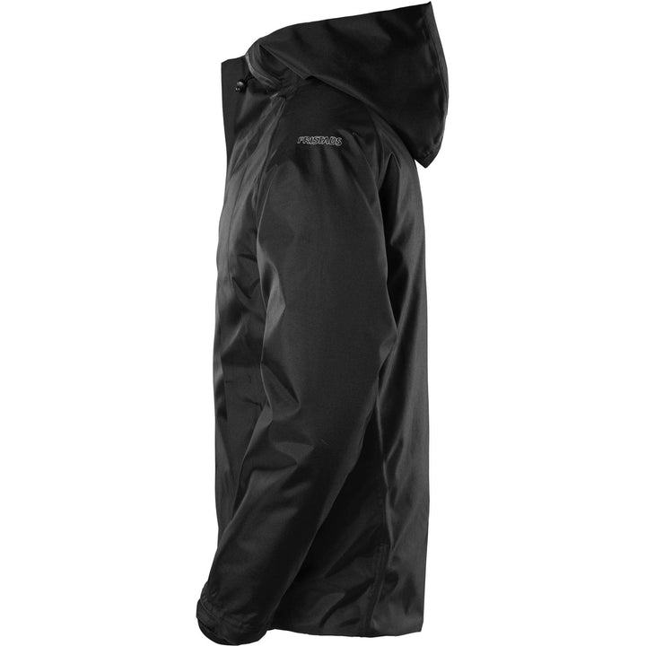 Fristads Green Waterproof Breathable Shell Jacket - 4922 GRS Black Detail1#colour_black