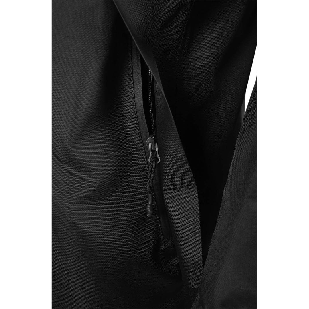 Fristads Green Waterproof Breathable Shell Jacket - 4922 GRS Black Detail4#colour_black