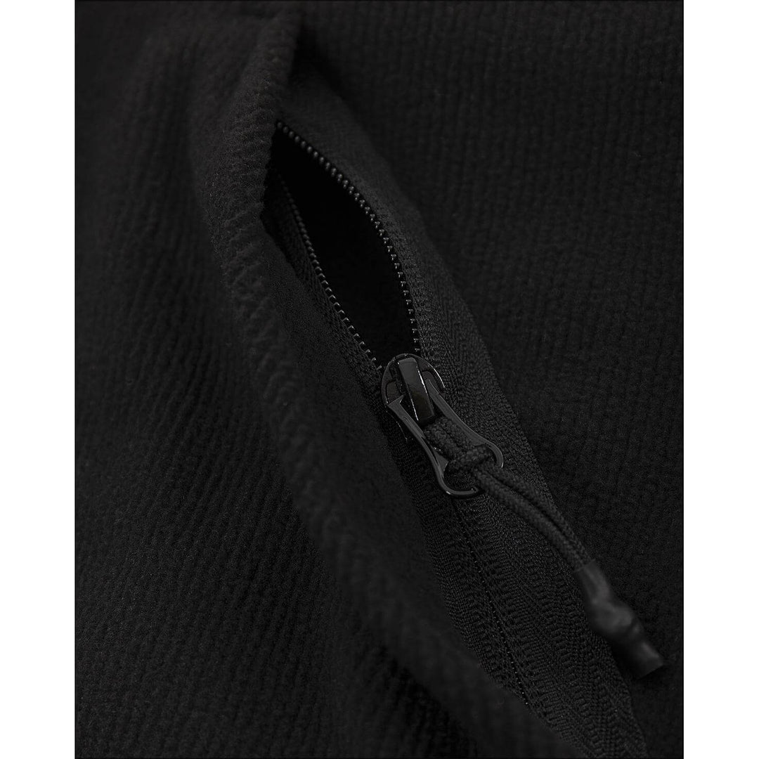 Fristads Green Zip Fleece Jacket - 4921 GRF Black Detail3#colour_black