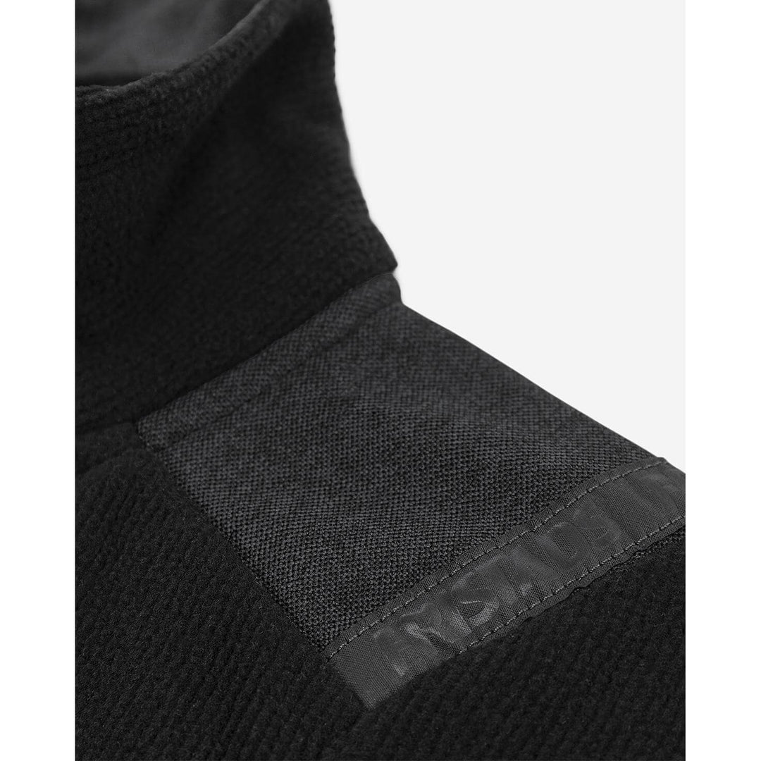 Fristads Green Zip Fleece Jacket - 4921 GRF Black Detail4#colour_black