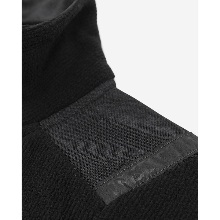 Fristads Green Zip Fleece Jacket - 4921 GRF Black Detail4#colour_black