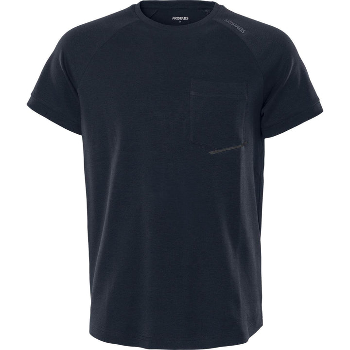 Fristads Heavy Pocket T-Shirt - 7820 GHT Dark Navy Front1#colour_dark-navy