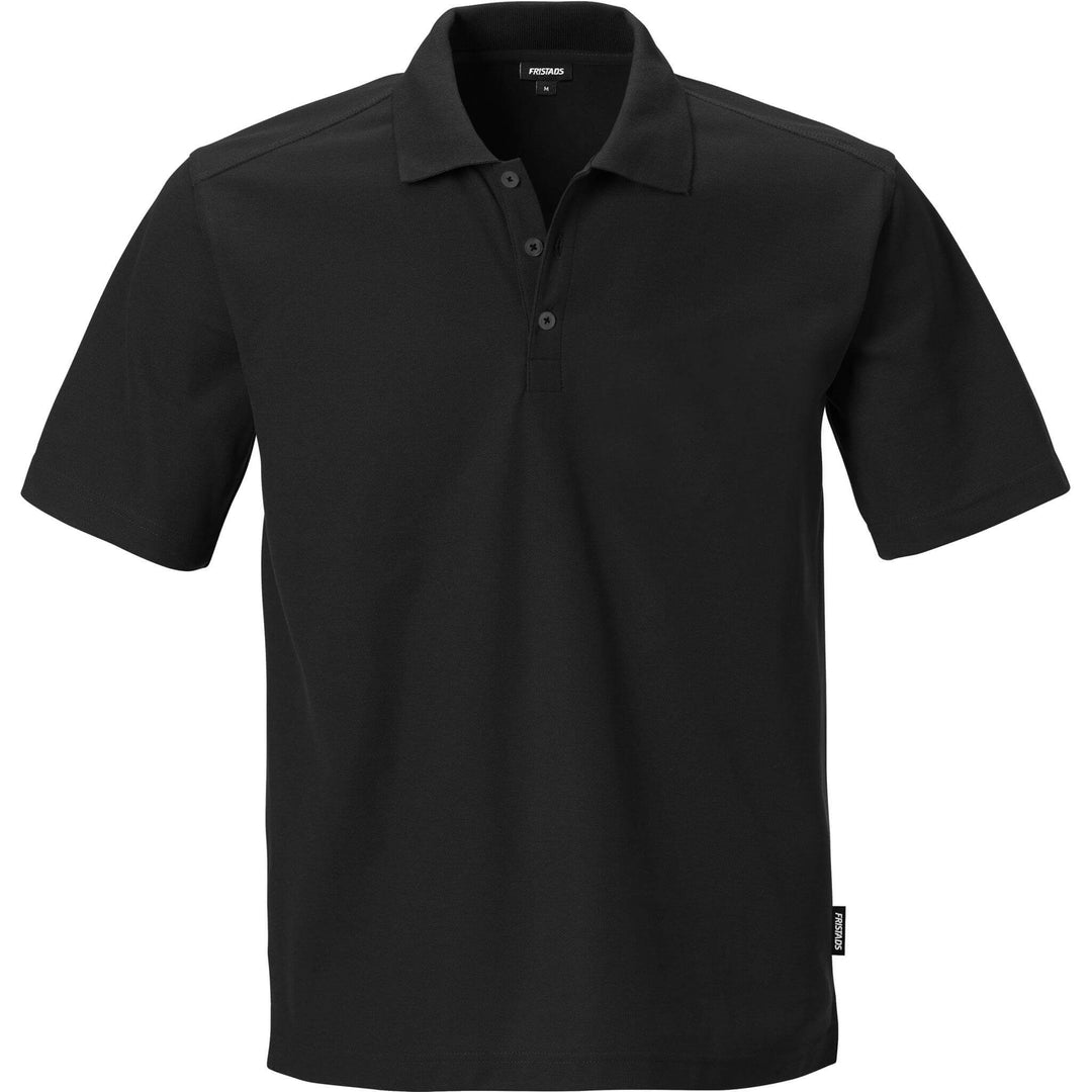 Fristads Heavy Polo Shirt - 7392 PM Black Front1#colour_black