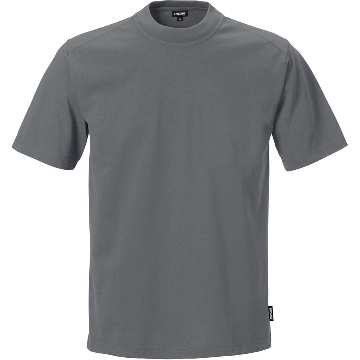 Fristads Heavy T-Shirt - 7603 TM Dark Grey Front1#colour_dark-grey