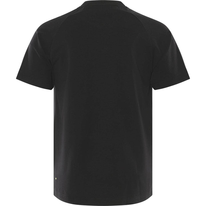 Fristads Heavy UV-Protective Stretch T-Shirt - 7553 GTME Black/Grey Back1#colour_black-grey