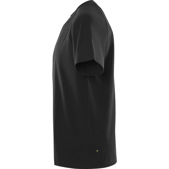 Fristads Heavy UV-Protective Stretch T-Shirt - 7553 GTME Black/Grey Back2#colour_black-grey